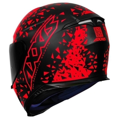 CAPACETE AXXIS EAGLE BREAKING PRETO\VERMELHO - comprar online