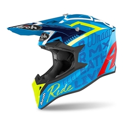 Capacete Airoh Wraap Street Azure Gloss