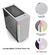 GABINETE THERMALTAKE H200 SNOW TEMPERED GLASS RGB CON FAN en internet