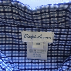 Camisa cuadrillé manga larga. T 18 meses. POLO RALPH LAUREN. - comprar online