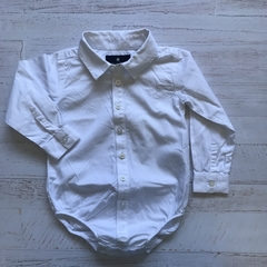 Body camisero manga larga. BABY COTTONS. T 18 meses