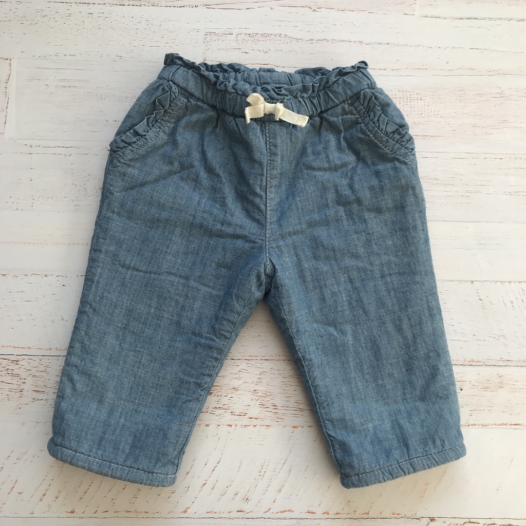 Pantalon de jean con corderito adentro. GAP. 6 12 meses