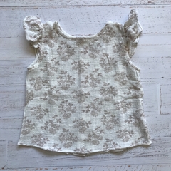 Blusa de lino. PIOPPA. T 12 meses