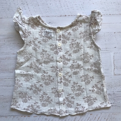 Blusa de lino. PIOPPA. T 12 meses en internet