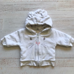 Campera de plush. CHEEKY. T 1-3 meses