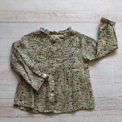 Camisa floreada. ZARA. T 12-18 meses