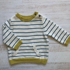 Sweater de hilo. CARTERS. T 12 meses