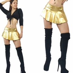 Minifalda Dorada engomada Sexy! - comprar online
