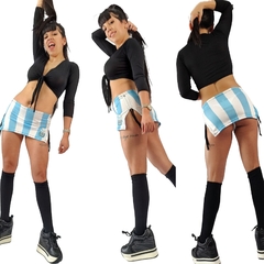 Minifalda Argentina Plato Sexy! en internet