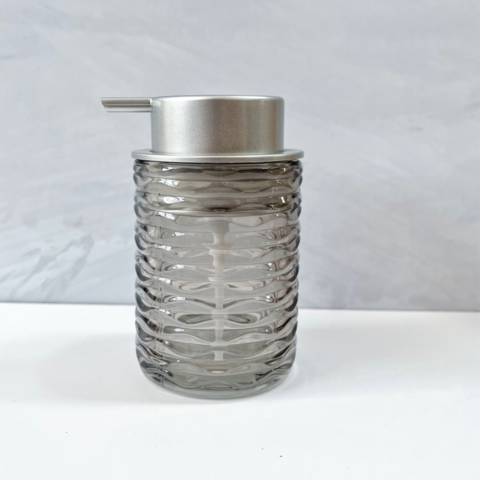 Dispenser de vidrio gris