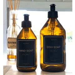 Set Dish Soap & Hand Soap Black