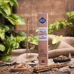 Sahumerio de Palo Santo con Champa