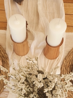 Candelabros de madera - Mina Deco & Home