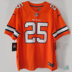 Camisa NFL Chris Harris Jr Denver Broncos Nike Vapor Limited Color Rush Jersey Draft Store