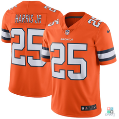 Camisa NFL Chris Harris Jr Denver Broncos Nike Vapor Limited Color Rush Jersey Draft Store