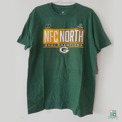 Camisa NFL Green Bay Packers Fanatics NFC North Division Champions Draft Store frente