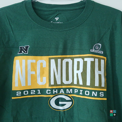Camisa NFL Green Bay Packers Fanatics NFC North Division Champions Draft Store close