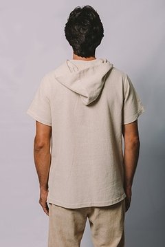 T-shirt with pocket and hood - buy online