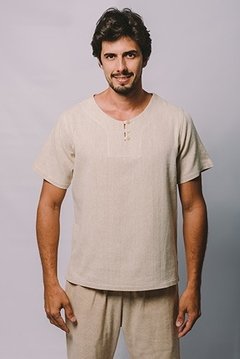 Short sleeve male smock