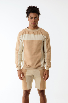 Two-color sweatshirt