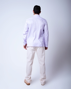 Cotton tricoline shirt blazer-style - NCC Ecobrands