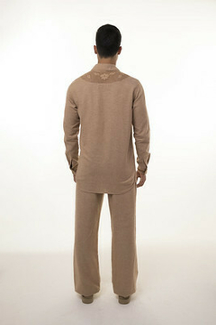 Pajama Style Trousers in Tricoline on internet