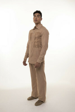 Pajama Style Trousers in Tricoline - buy online