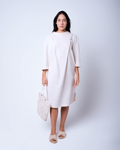 Cotton sweatshirt dress