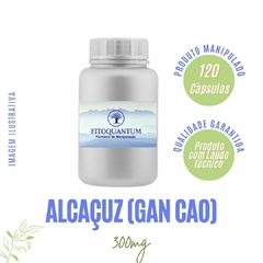 Alcaçuz! Pote com 120 Cápsulas de 300mg!