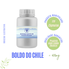 Boldo do Chile! Pote com 120 Cápsulas de 400mg!