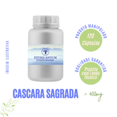 Cascara Sagrada! Pote com 120 Cápsulas de 400mg!