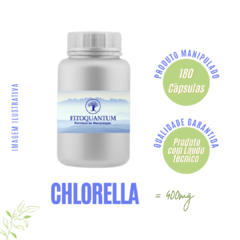 Chlorella! Pote com 180 Cápsulas de 400mg!