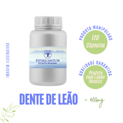 Dente de Leão! Pote com 120 Cápsulas de 400mg!