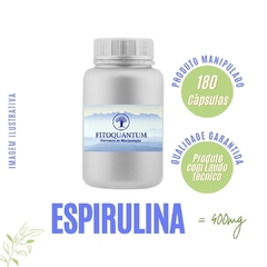 Espirulina! Pote com 180 Cápsulas de 400mg!