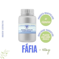 Fáfia - Pote com 120 cápsulas de 400mg!