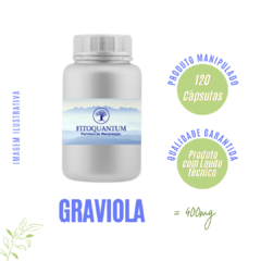 Graviola (Fruto)! Pote com 120 Cápsulas de 400mg!