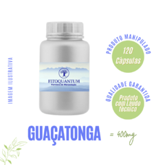 Guaçatonga! Pote com 120 Cápsulas de 400mg!