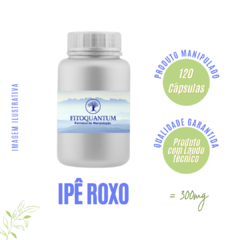 Ipê Roxo! Pote com 120 Cápsulas de 300mg!