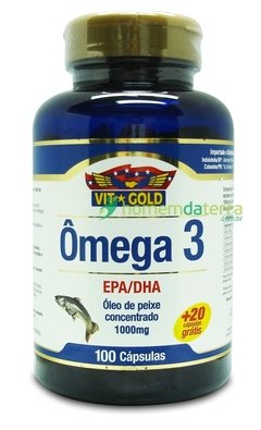 Ômega 3  1000 mg /100 Cápsulas