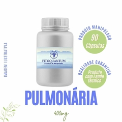 Pulmonária - Excelente contra a Tosse! Pote com 90 Cápsulas de 400mg!