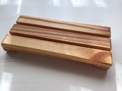 Jabonera madera curada (8cm x 18cm) - comprar online