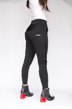 Babucha Lycra GALON BRILLO BLACK