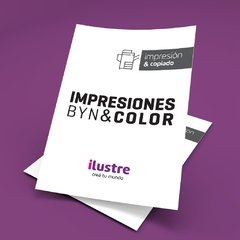 IMPRESIONES Color Papel Obra