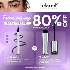 Comprando precision waterproof liquid eyeliner tenes 80% de descuento en su mascara de pestañas