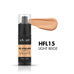 IDRAET PRO HYALURON FOUNDATION LIGHTWEIGTH HD - BASE FLUIDA HD - TONO HFL 15 LIGHT BEIGE 30 ML - comprar online