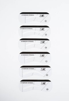 KIT STENCILS DE CEJAS CON 6 MODELOS - ANDREA PELLEGRINO