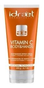 VITAMINC C BODY - CREMA REPARADORA 200 G - IDRAET PRO MAKE UP