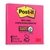 Bloco de Notas Super Adesivas Post-it® Refil, Rosa Neon, 76 mm x 76 mm, 90 Folhas