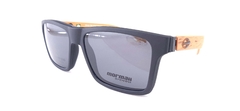 Óculos de Grau Mormaii Clipon NG DUO M6098 AFL 56 Preto fosco Madeira