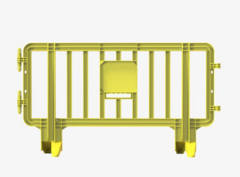 BARREIRA MODULAR INJETADA AMARELA